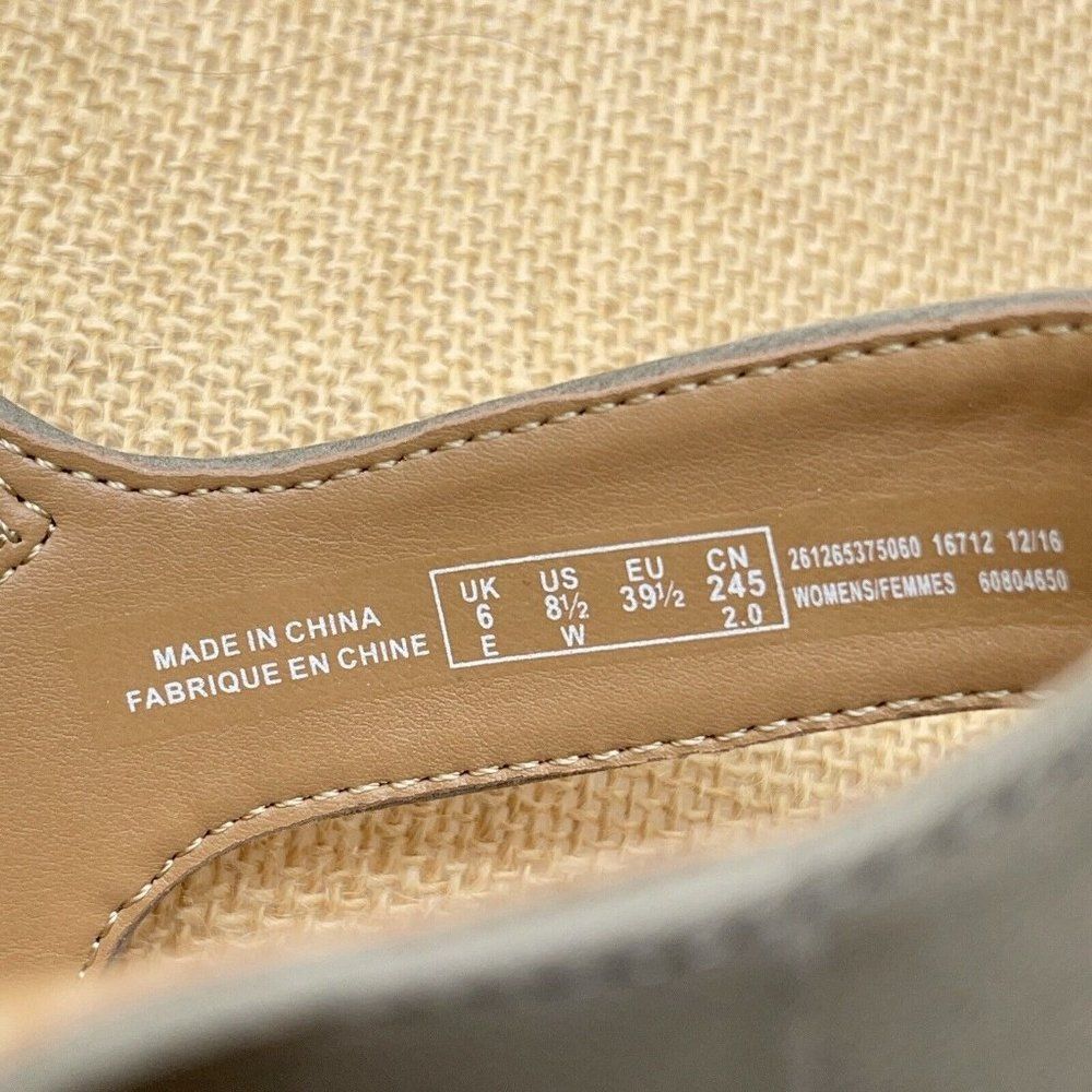 Clarks Reedly Juno Sandal Nubuck Triple Strap Wedge Sage Soft Cushion Size 8.5 W - Picture 10 of 12